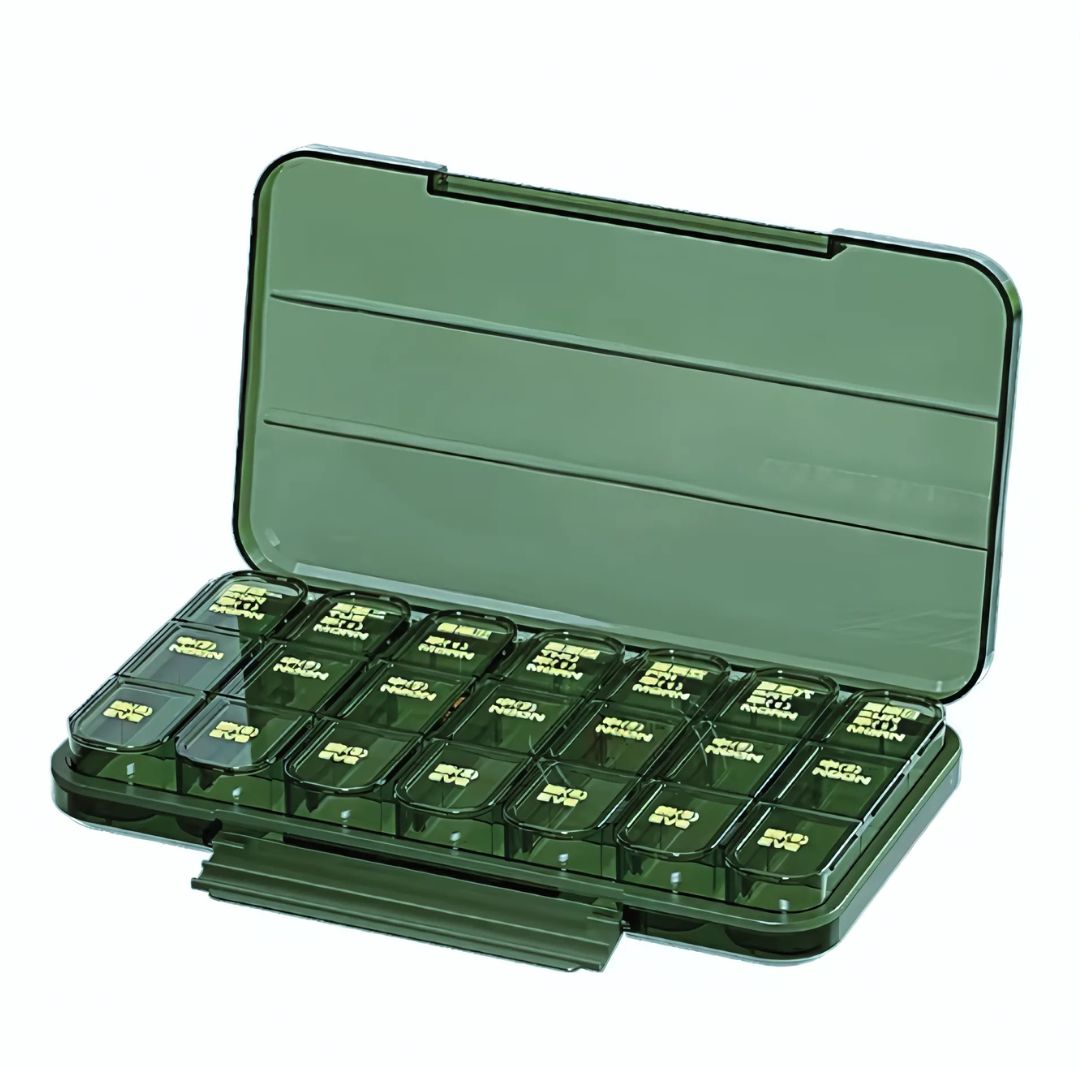 Organizador de Pastillas Pastillero Diario con 21 compartimientos Removibles