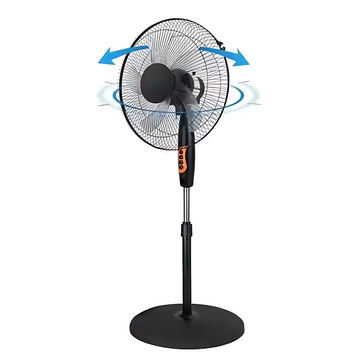 Ventilador Pedestal de 16" 5 Aspas y 3 Velocidades
