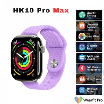 Smartwatch HK10 Pro Max con ChatGPT G Siri NFC