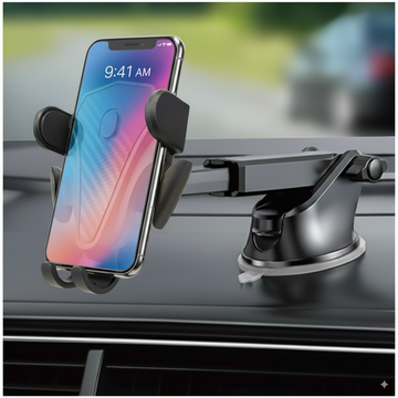 Soporte para Celular Con Rotación 360° Succión al Vacío Antideslizante