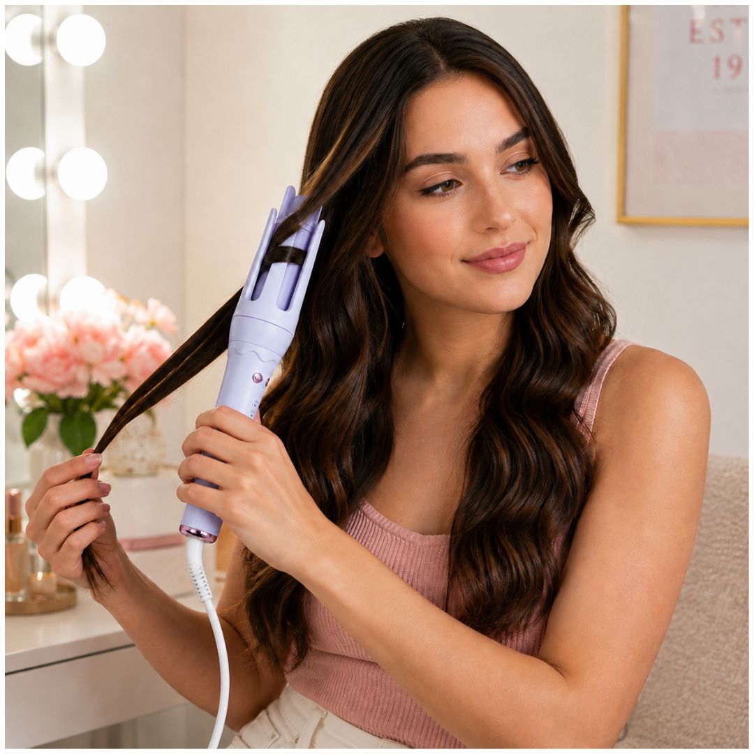 Ondulador Rizadora YX630 Automática de Cabello 32mm Profesional 4 Niveles