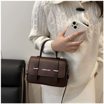 Cartera de Mano Fashion Bags con Asa y Correa Ajustable Estilo Clásico Urbano