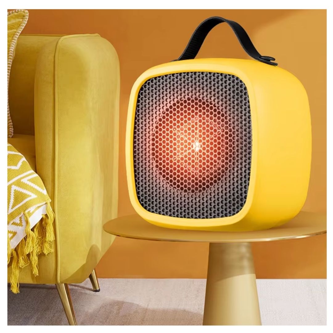 Mini Calefactor Portátil Eléctrico de 500W Calentador Estilo Moderno