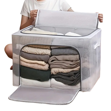 Caja de Almacenamiento de Nylon Plegable Impermeable y Transparente