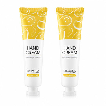 Pack x2 Crema Hidratante Suavizante para Manos BIOAQUA Manteca de Karité 60g