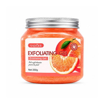 Gel Exfoliante Corporal Facial SADOER 350g Aloe Vera Sal Marina Vitamina E
