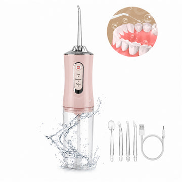 Irrigador Oral Bucal Para Limpieza Dental Portátil Inalámbrico 4 en 1