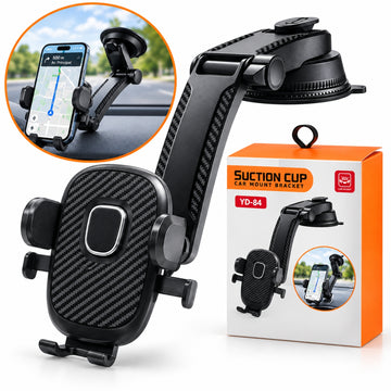 Soporte para Celular de Auto 360° con Ventosa y Brazo Ajustable YD-84