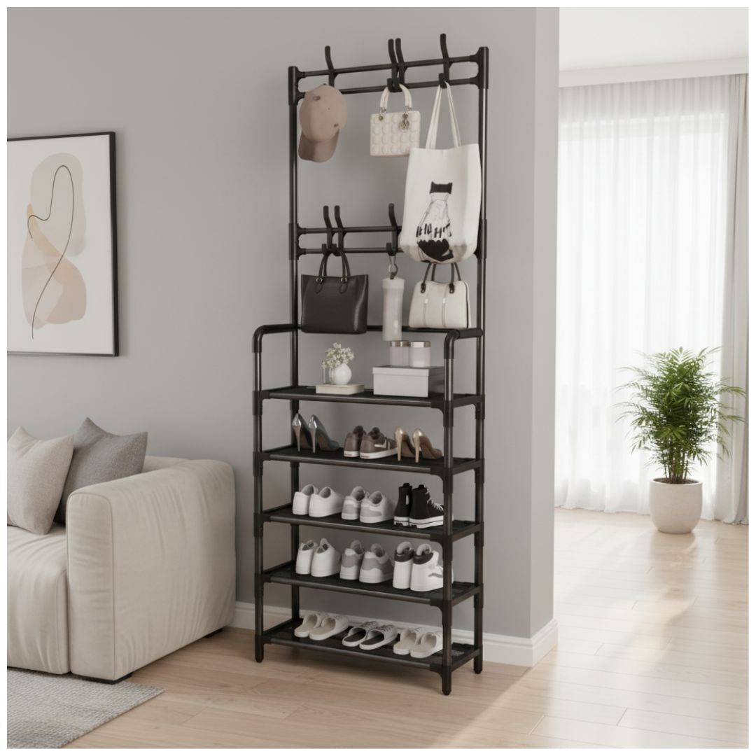 Estante Organizador Zapatera Multiusos Premium 5 Niveles 168x60x28cm