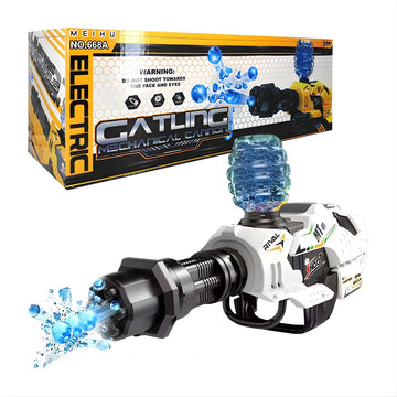 Pistola de Juguete Lanza Hidrogel Cañon Rotativo 360° Larga Distancia 668A