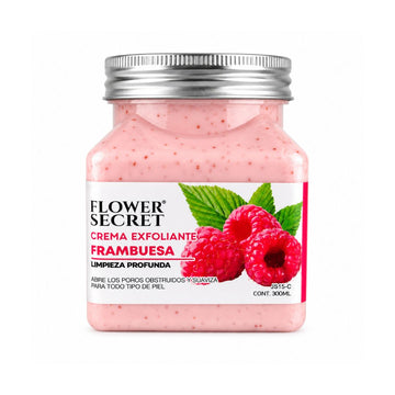 Crema Exfoliante Corporal JS15-C Flower Secret Frambuesa 300 ml
