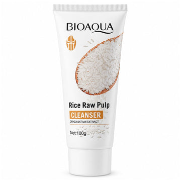 Limpiador Facial en Espuma BIOAQUA con Extracto de Arroz 100g Hidrata