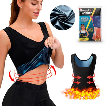 Sweat Shaper Camiseta Reductora Adelgazadora Faja Térmica Sauna Para Mujer