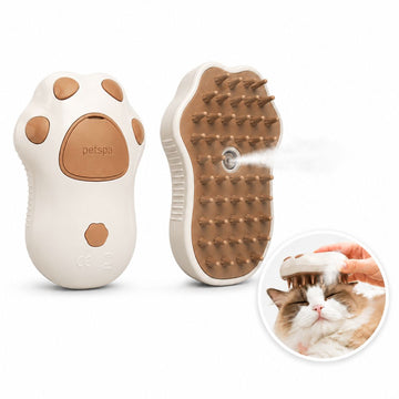 Cepillo Spray Masajeador de Baño Quita pelusa para Mascotas Perros Gatos