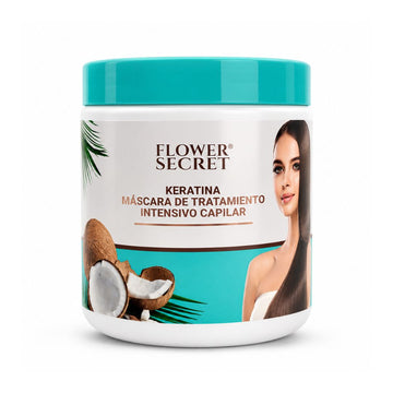Mascarilla Capilar Flower Secret Keratina con Coco 500 ml Hidratante y Nutritivo