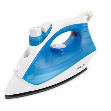 Plancha a Vapor Eléctrica 1400W Con Rocío Fino Base Antiadherente SC-9729