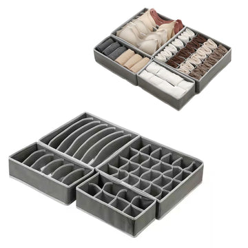 Set de 4 Organizador Ropa Interior Clasificador Multiusos 45 Divisiones