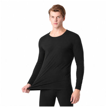 Polo Calentador Térmico Spandex Manga Larga Para Hombre XL