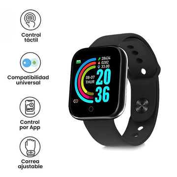 Smartwatch Bluetooth D20 Multifuncional Reloj Con Correa Deportiva