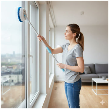 Limpiador Inalámbrico Multifuncional Trapeador Eléctrico Giratorio