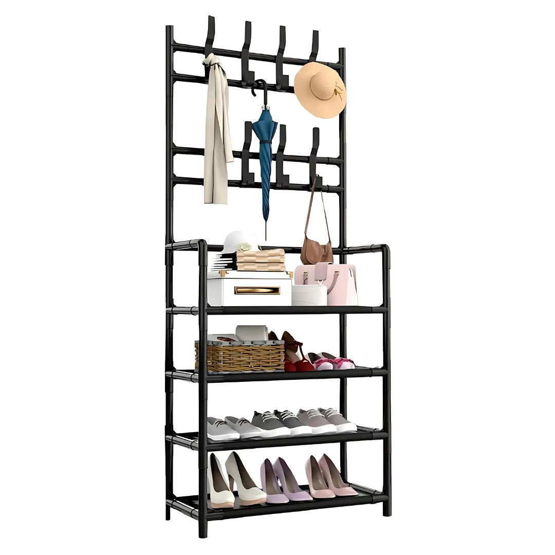 Estante Organizador Zapatera Multiusos 4 Niveles 150x60x28cm