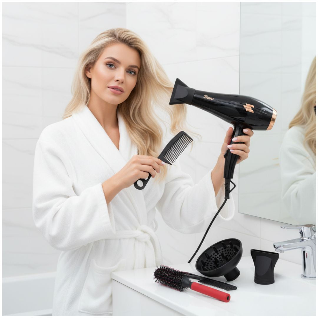 Secadora de Cabello Profesional 1260 5 en 1 de 5000W