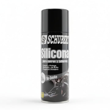 Silicona en Spray Schubert Multiusos Para Cueros y Tableros 450ml Elimina Olor a Cigarro