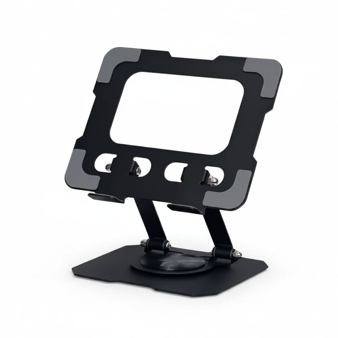 Soporte para Tablet de Metal S955 Giratorio 360° Base Plegable Antideslizante