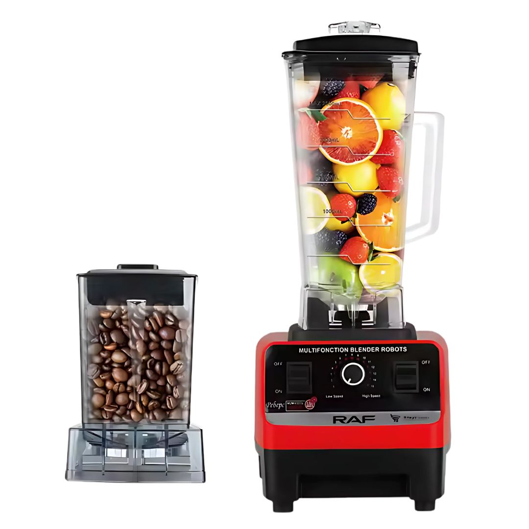 Licuadora industrial RAF R-2809 2 en 1 de 2.5L con Doble Vaso