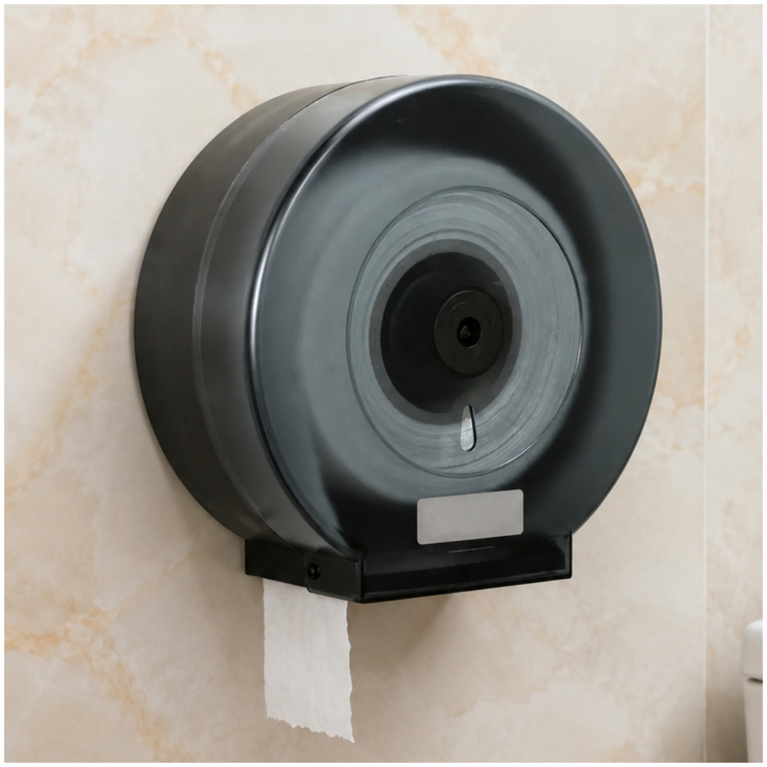 Dispensador de Papel Higiénico Jumbo de Pared con Visor y Cierre de Seguridad