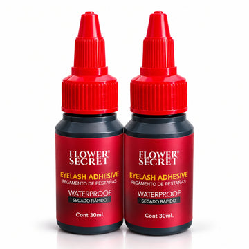 Pack x2 Pegamento para Pestañas Postizas Flower Secret 60 ml Waterproof de Secado Rápido