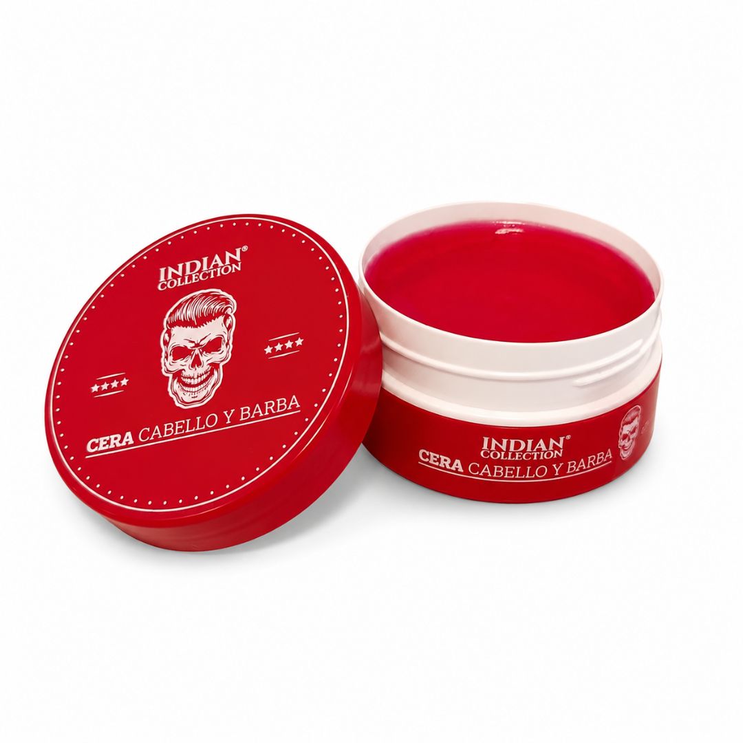 Cera Para Cabello y Barba Indian Collection Rojo 150g Acabado Natural