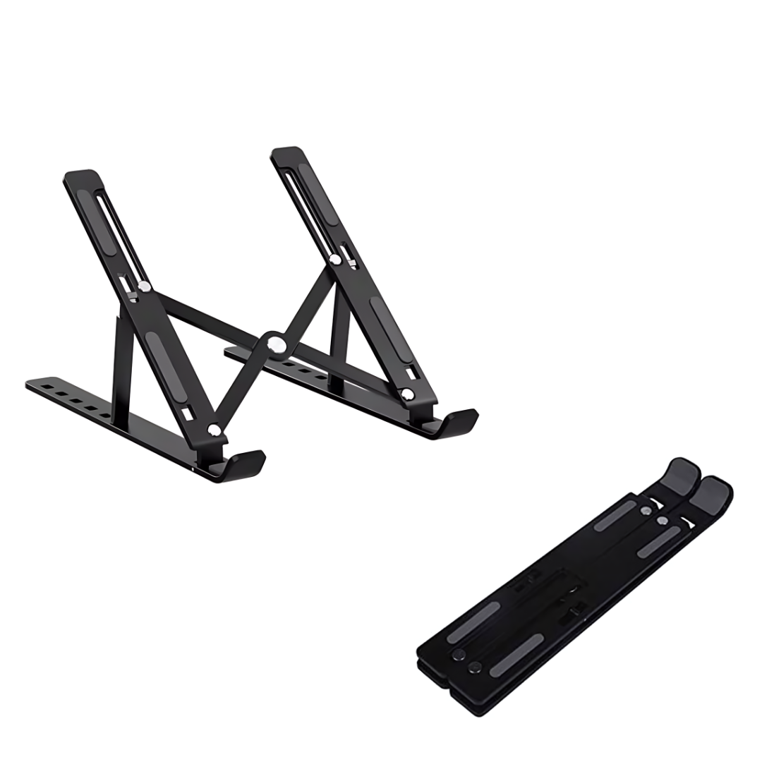 Soporte Plegable De Aluminio para Laptop Negro