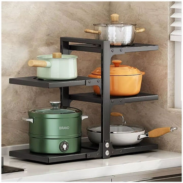 Estante Organizador de ollas y sartenes de 5 niveles Ajustable Premium