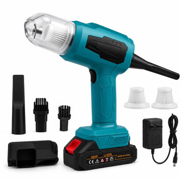 Aspiradora Inalámbrica Auto S1 Plus 200W Recargable Filtro HEPA Boquillas Multifunción