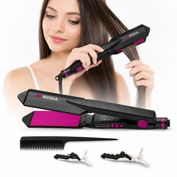 Plancha de Pelo Alisador Profesional para Cabello ROZIA HR859 T° Hasta 527°C