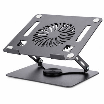 Soporte Ajustable para Laptop de 10" a 17.3" YL-910 con Ventilador USB Base 360°