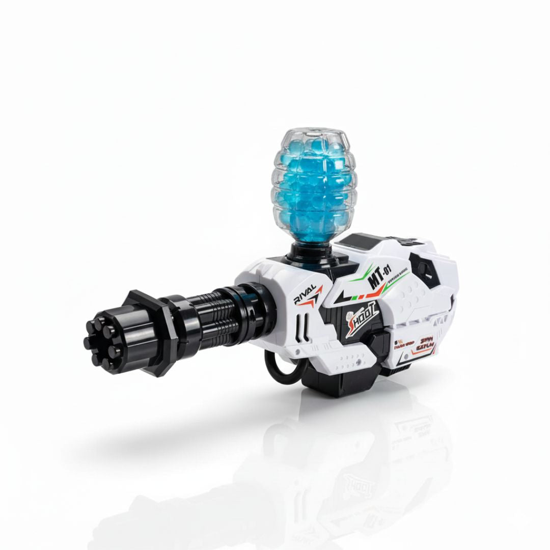 Pistola de Juguete Lanza Hidrogel Cañon Rotativo 360° Larga Distancia 668A