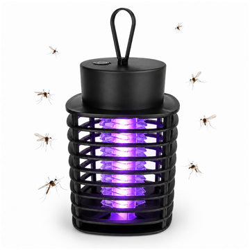 Lámpara Mata Mosquitos Eléctrica Luz UV Insectocutor Atrapa Zancudos 5W