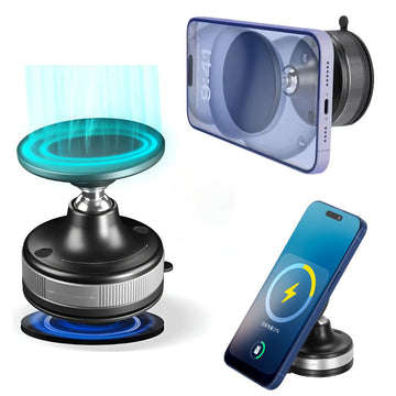 Soporte Magnético para Celular T29 Holder Imantado Plegable Succión al Vacío