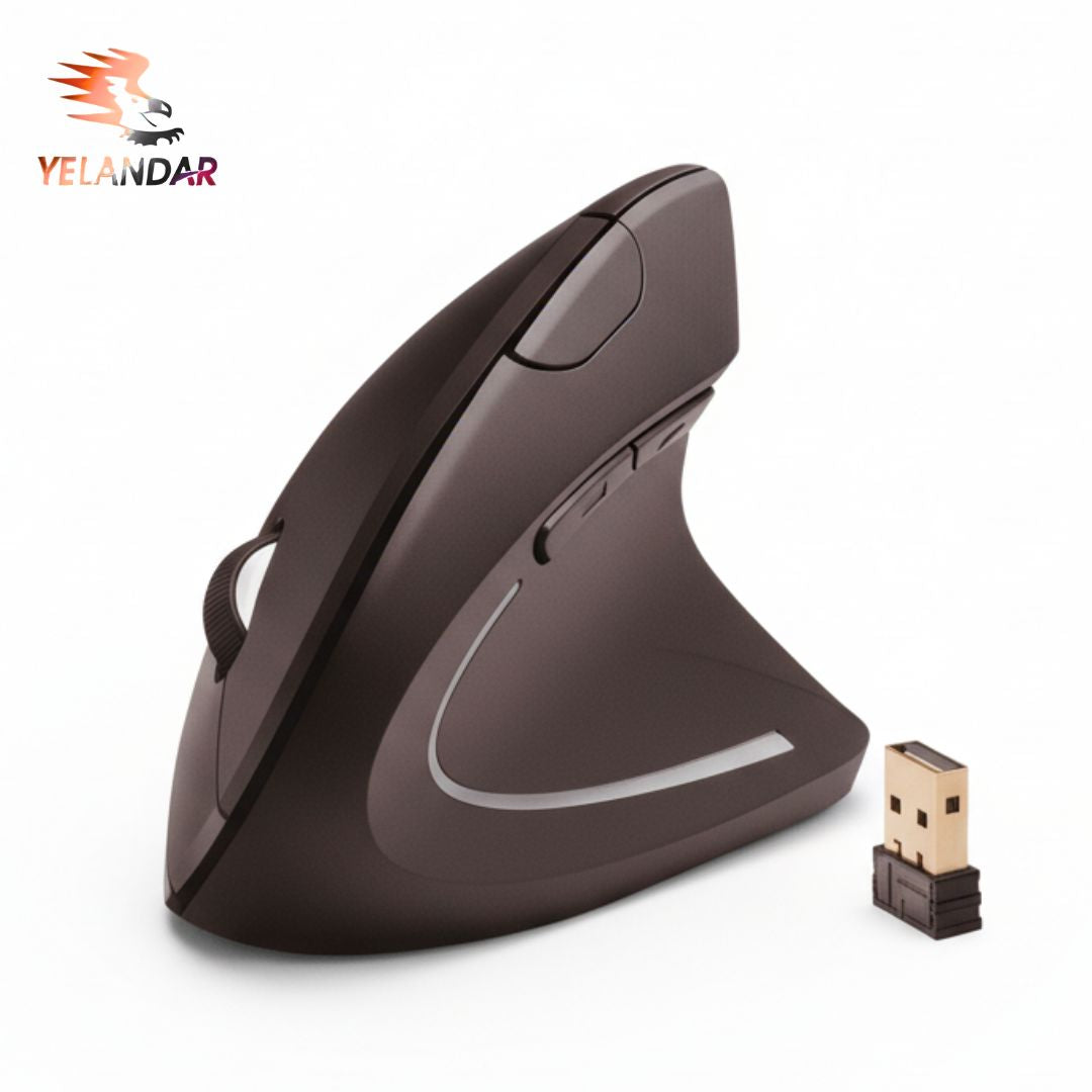 Mouse Vertical Ergonómico D5 Inalámbrico Recargable Conectividad USB 3.0 DPI 3600