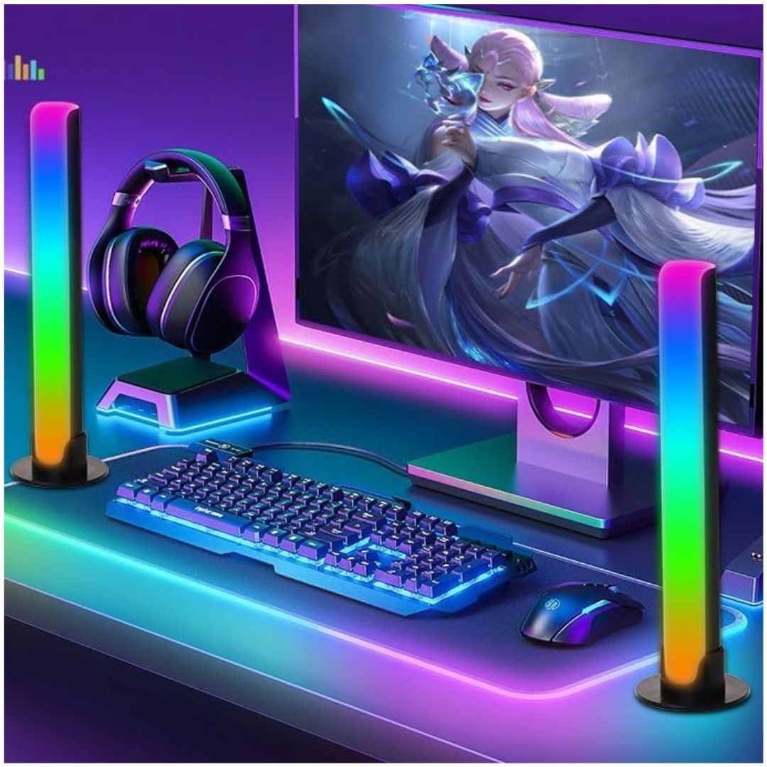 Luz Led RGB Barra Ritmica Lampara Gamer Recargable