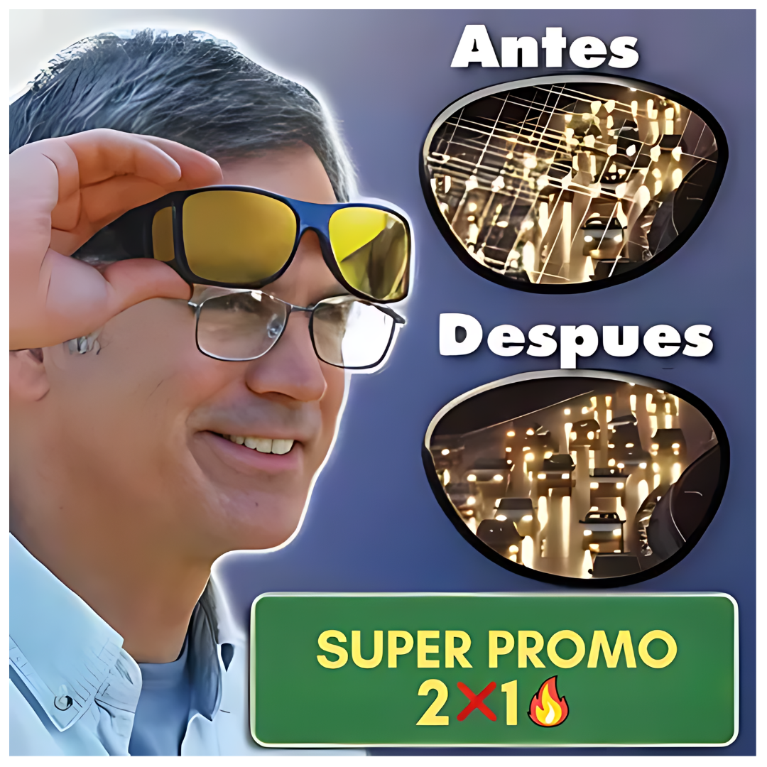 Lentes de sol polarizados + visión nocturna para conducir