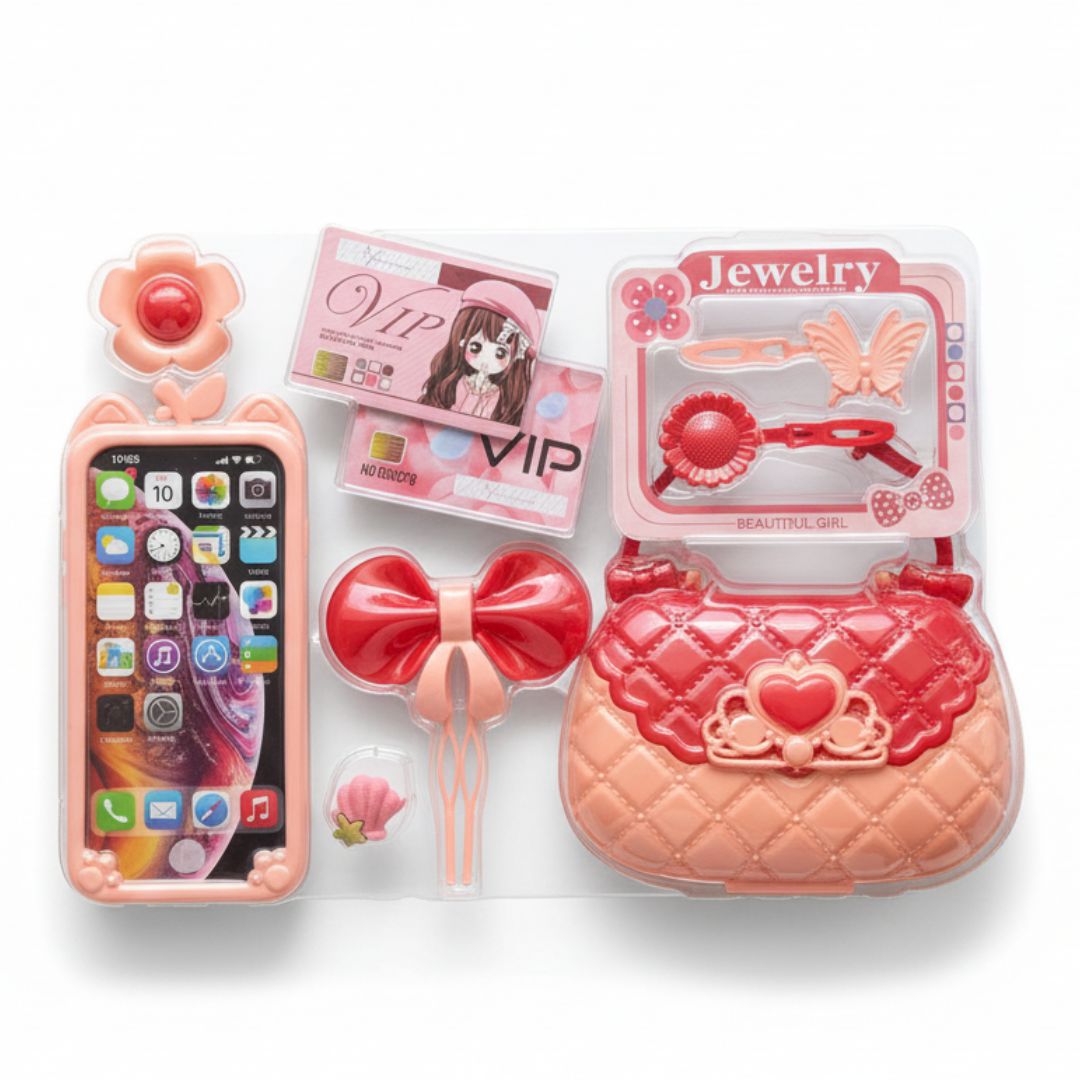 Set de Maquillaje y Accesorios Jewelry Juguete Cosméticos para Niñas