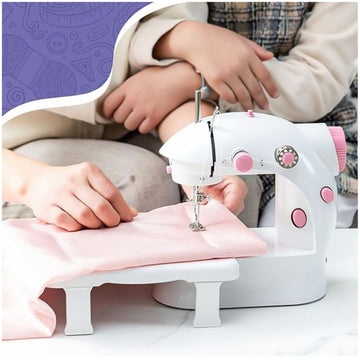 Maquina de Coser Eléctrica Portátil con Pedal + Mesa Soporte