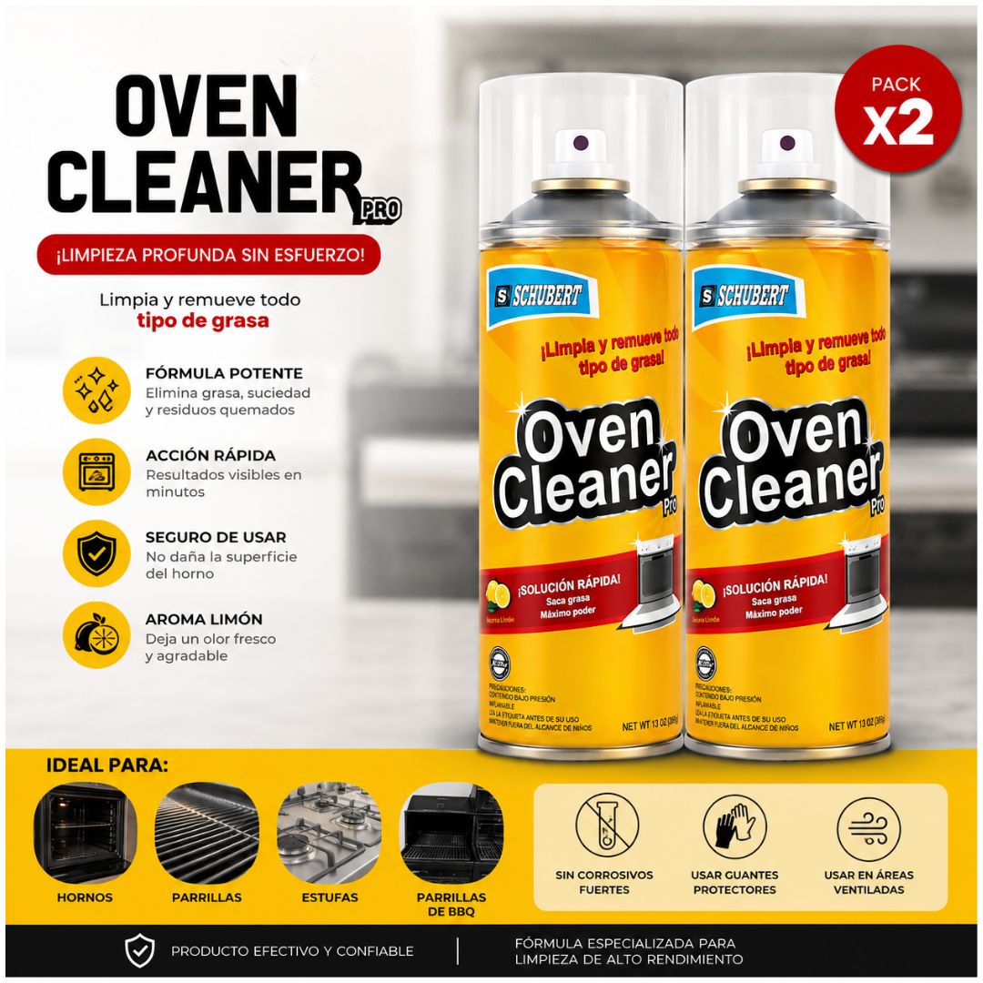 Pack x2 Oven Cleaner Pro 736g Limpiador de Horno Cocina Desengrasante Profesional