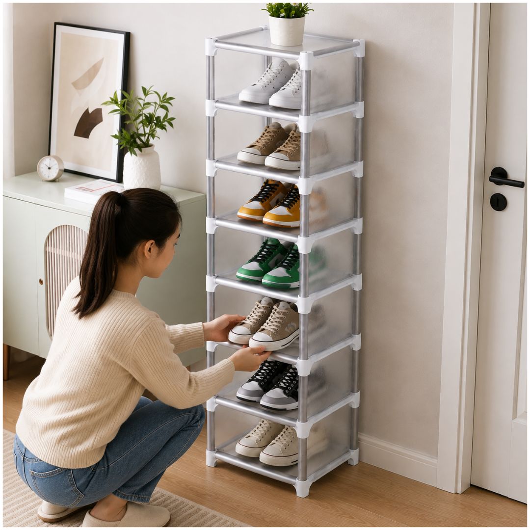 Organizador de Zapatos Zapatera 8 niveles Para 7 Pares 122x27x26cm