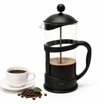 Cafetera Manual Prensa Francesa de Vidrio 1000 ml para Café y Té Filtro de Acero Inox