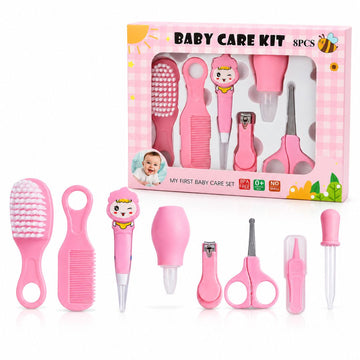 Kit de Cuidado Higiene Cortaúñas para Bebé Recién Nacido 8 Piezas