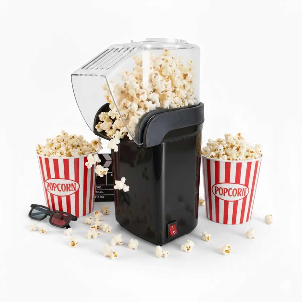 Máquina para Hacer Canchita Pop Corn Negro
